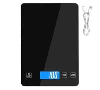 Digital Kitchen Scale - Portable Smart Nutrition Weighing Tool | Touch-Control Cooking Scale for Household Meal Prep Portion Control Baking Fitness Weight Management, 8.98x0.67x0.75 inches