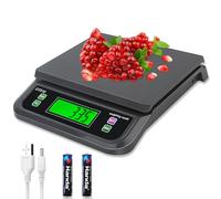 Digital Kitchen Scales 30kg 66LB Large Electronic Weighing Food Scale for Food/Cooking High Precision 1g ABS Baking Scale Tare Function 6 Units g/oz/lb/kg/tl/ct and Counting with Backlit LCD Display