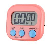 Digital Kitchen Timer - 8cm Small Magnetic Back, Large Display, Portable Cooking Timer | Classroom Bracket Student Teacher Accessory, Accurate Countdown Clock, Kitchen Gadget, Easy Time Man