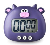 Digital Kitchen Timer, Cute Cooking Timer Cartoon Animal Shape Digital Kitchen Countdown Stopwatch Cooking (06)