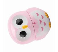Digital Kitchen Timer, Cute Owl Shape Kitchen Timer Manual Mechanical Home Kitchen Counters Clock (Roseate)