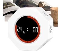 Digital Kitchen Timer - Desktop Timer with Loud Alarm and Countdown, Shock Resistant Kitchen Study Tool, Silent Clock for Meetings, Meditation and