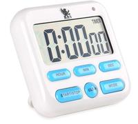 Digital Kitchen Timer for Cooking - Magnetic Countdown Timers Clock with Large LCD Digits Display & Loud Alarm - AAA Battery Included - Kitchen Timers