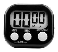 Digital Kitchen Timer, Large Magnetic Digital Kitchen Timer with Large Display, Loud Alarm, and Magnetic Back, Suitable for Kitchen, Work, Study, Fitness and Sports (black)