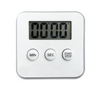 Digital Kitchen Timer, LCD Screen Magnetic Alarm, 3.15 x 3.15 inches Smart Countdown Clock with Loud Beeping Alert, Battery Operated for Baking, Cooking, Meetings, School, Study