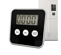 Digital Kitchen Timer - Magnetic Alarm for Baking | LCD Screen with Loud Beeping Sound & Retractable for Kitchen, Sleeping, School and Meetings