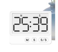 Digital Kitchen Timer, Magnetic Count-Up Countdown, Compact Multifunction Cooking Time with Easy-to-Read Display, Quick Setup Timer for Study Cooking Workouts, for Home Dorm Apartment Students