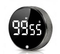 Digital Kitchen Timer, Magnetic Countdown and Countup Productivity Timer with Loud Alarm, Visual Timers for Cooking Baking Fitness Teaching and Studying