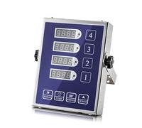 Digital Kitchen Timer with 4 Channels, LED Display, Adjustable Volume, and 99-Minute Timing for Cooking Reminders, Perfect for Home and Professional Use
