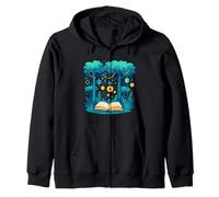 Digital Knowledge Forest Network Zip Hoodie