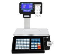 Digital Label Printing Scale with Barcode Scanner & Receipt Printer - Accurate Checkout Solution for Retail Stores