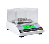 Digital Laboratory Scale, Precision Electronic Balance with Windshield for High Precision Weighing in Lab, Jewelry, Kitchen and School Use