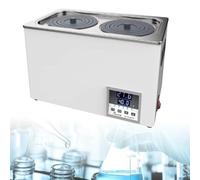 Digital Laboratory Water Bath, Stainless Steel Tank, 4 Hole Design, Temperature Range RT-99.9°C, 0.1℃ Resolution, Anti-Dry Function for Research Use