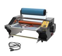 Digital Laminator Machine, 13.7in Cold & Hot Roll-to-Roll Laminator, Speed & Temperature Adjustable, Single & Double Sided for A3/A4 Paper, Cards, Photos