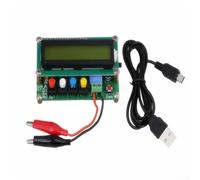 Digital LC Meter Capacitance and Inductance Tester for LC100A, 1pF-100mF and 1uH-100H Range, 1% Accuracy with LCD Display, Calibration Function, Compact ABS Design