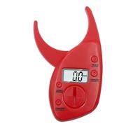 Digital LCD Body Fat Caliper, ABS Plastic Skin Fold Tester with 0-50 mm Range & 0.1 mm Resolution, Portable Handheld Tool for Fitness Tracking