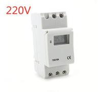 Digital LCD Din Rail Mount Programmable Relay Switch Ac220v 50hz 16a Load Capacity Weekly/Daily Timer with Battery Backup for Industrial Electrical Outlets