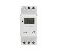 Digital LCD DIN Rail Timer Switch AC220V 16A Programmable Weekly Daily | Weekly/daily Programming, for battery Backup, LCD Display, 16A Load Capacity