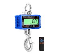 Digital Lcd Display 1000Kg Crance Scale Portable Electronic Heavy Duty Weight Hook Crane Industrial Grade Weighing Meter For Garage Farm,Blue-1000kg