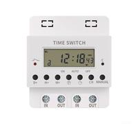 Digital LCD Electronic Relay Timer, programmable Time Control Switch, with Key Lock for Prevention of Misoperation, 60A/80A/100A(100A)