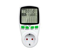 Digital LCD Energy Meter Wattmeter Wattage Electricity Kwh Power Measuring Outlet Analyzer EU Plug