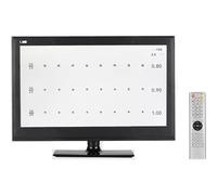 Digital LCD Eye Chart, Visual Acuity Chart with Remote, Tests 300+ Targets, Distance Adjustable for Eye Exams, 18.5/21.5 Inch Screen