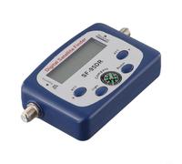 Digital LCD for Satellite Finder with Built-in Dish for Compass & TV Signal Strength Meter for Satellite TV Systems - SF-95DR Model, 130 x 65 x 27