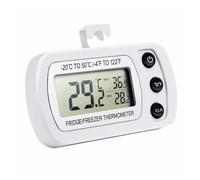 Digital LCD Fridge Freezer Thermometer Hook Design Anti Humidity Temperature(Bianco)