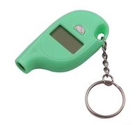 Digital LCD Mini Tire Pressure Gauge Keychain for Car Tires with High Accuracy and Four Measurement Units (Green)