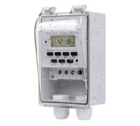 Digital LCD Power Weekly Programmable Timer Relay Switch, KG316T-F, 220V, 10Amp, SPST, With Waterproof Cover