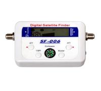 Digital LCD Satellite Finder Sf-006 with Backlit Display and Compass for Satellite Alignment for Lnb and Receiver Use 950-2150Mhz Frequency Range No Battery Required