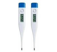 Digital LCD Thermometer 2-Pack - Medical Oral & Underarm Thermometer for Baby & Adult - Fast & Accurate Readings