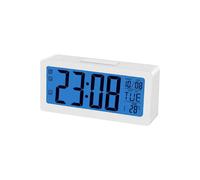 Digital LED Alarm Clock with Large Screen Displaying Time, Date and Temperature