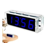 Digital Led Clock - Electronic DIY Kit, Inch Display Solder Project | Learning Assembly Practice For Education Hobby Training Experimentation Tinkering Development Exploration Creativity Precision