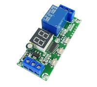 Digital LED Display DC 5V 12V 24V Delay Timer Multifunction Infinite Timing Timer Relay Module Programmable Delay Time Switch(DC 24V)