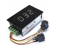 Digital LED Display PWM Motor Speed Controller 0~100% Adjustable 15KHZ for DC 6V-60V 12V 24V 48V with Potentiometer Swit