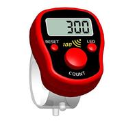Digital LED Electronic Handheld Tally Counter with Finger Ring in Random Color for Stitch Marker (Random Color)