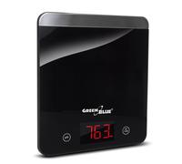 5kg Kitchen Scale Digital Black Glass Automatic Shut-Off 1g Accuracy Meal Prep