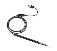 Digital Led Otoscope, Ear Camera Scope Earwax Removal Kit Ear Wax Cleaning Tool Waterproof Rated 3-In-1 Micro USB Health Care Tool Ear Pick Wax Remover Cleaner Scope Endoscope Windows PC