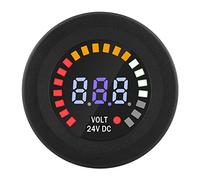 Digital LED Panel Voltmeter; Voltage Display, 24V Waterproof Mini Screen - High - Visibility Color Display, Reverse - Protection, Ideal for Cars and Boats