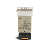 Digital LED Programmable Timer Relay Switch DH48S-1Z 0.01S-99H99M Socket Base AC/DC 12V 24V 36V 110V 220V 380V Delay Timer 1Pcs(AC380V)