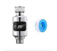 Digital LED Shower Thermometer, Water Temperature Sensor Gauge With Led Digital Display, Real-Time Water Flow Temperature Monitor