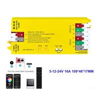 Digital LED Strip Controller for ESP32 WLED DC 5 24V USB C 5V 5A Compatible with WS2811 WS2812 SK6812 Support OTA Firmware Update Voice Control via or Home Smart Lighting for(A)