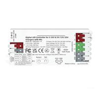Digital LED Strip Controller, for ESP32 WLED with Microphone, USB-C 60W Power, Music Reactive for WS2812B SK6812 RGBW