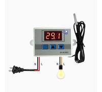 Digital LED Temperature Controller Thermostat Switch With Waterproof Probe For Aquarium Incubator Reptile Tank