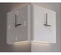 Digital LED Wall Clock, Double Sided, Silent Operation, Easy Installation for Home or Office Workspace