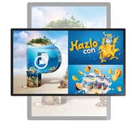 Digital LED Wall Mounted Billboard for Playing Videos/Images,Remote Release/USB Release,Landscape/Portrait,LED Digital Advertising Screen for Menu/Promotion Display 23.6"