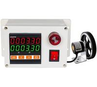 Digital Length Meter Counter w/Rolling Wheel and Buzzer, 0-999999 Range for Cable and Wire Measurement,Versatile applications