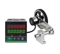 Digital Length Meter Length Meter Counter Digital, Counter with Memory Function, Counting Range 0 to 999999, Mechanical Length Counter Single Measure Wheel