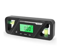 Digital Level, 3-in-1 Multipurpose Digital Level and Protractor with Magnetic Base, Portable Bright LED Display Angle Finder for Precise Measurements (Battery Not Included)